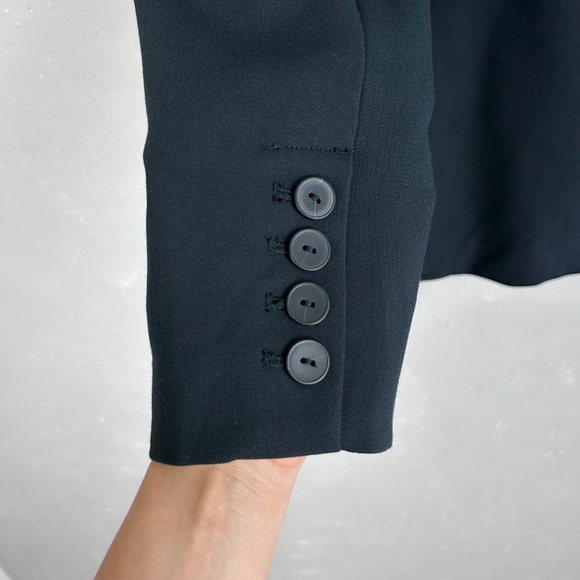 Anthropologie Maeve size 10 double breasted blazer navy lined oversized - Picture 8 of 13